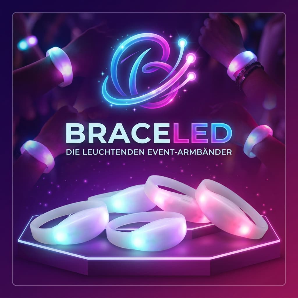 BraceLED LED Armband in der Crowd